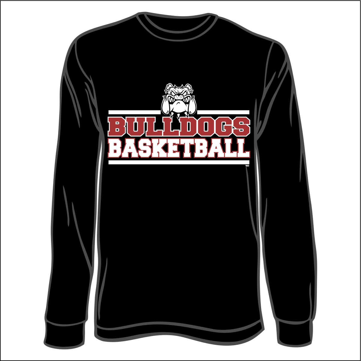 Briarhill Basketball Long Sleeve Dri Fit Tshirt  FlipDog Sportswear