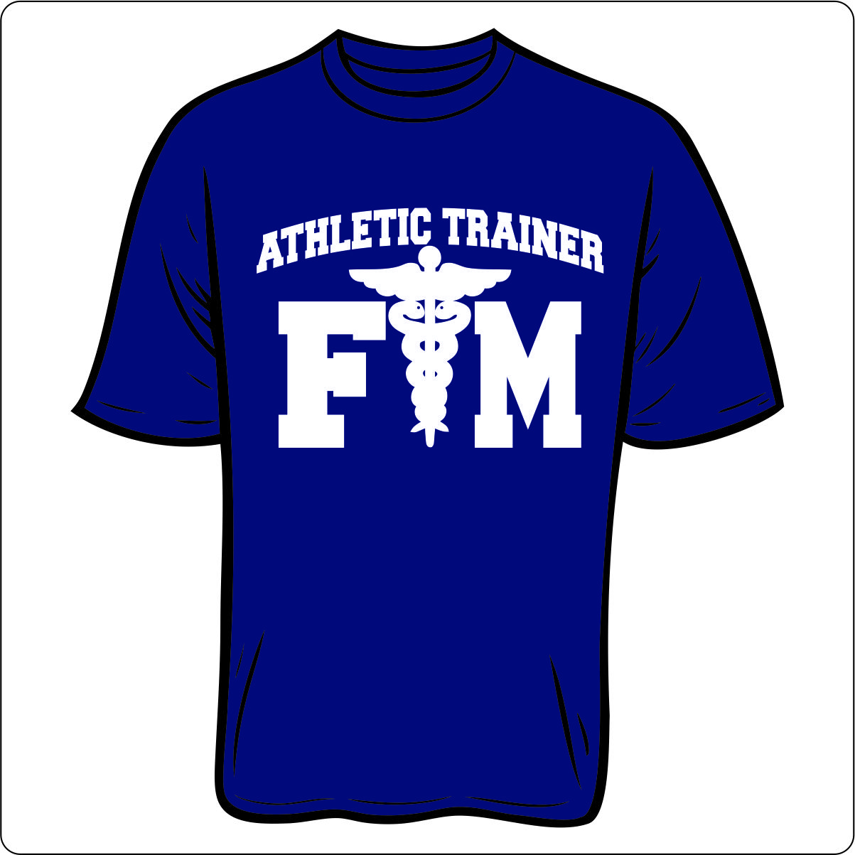 athletic trainer shirt designs