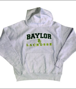 Baylor Lacrosse Champion brand hoodie
