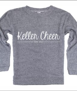 **OPTIONAL** KELLER CHEER NAVY COZY CREW