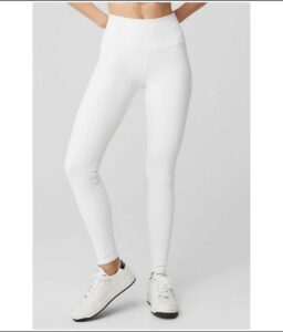 **REQUIRED FOR VARSITY AND FRESHMEN ONLY** LANGHAM CREEK CHEER WHITE LEGGINGS