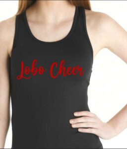 **REQUIRED** LANGHAM CREEK CHEER BLACK RACER BACK TANK