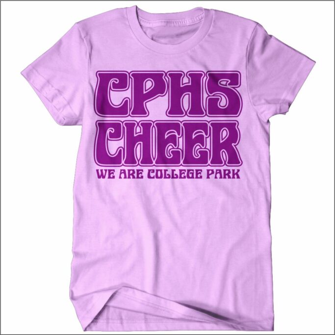 **REQUIRED** COLLEGE PARK NEON VIOLET COMFORT COLOR T-SHIRT