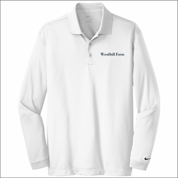 WOODHILL FARM NIKE LONG SLEEVE DRIFIT POLO - Image 2