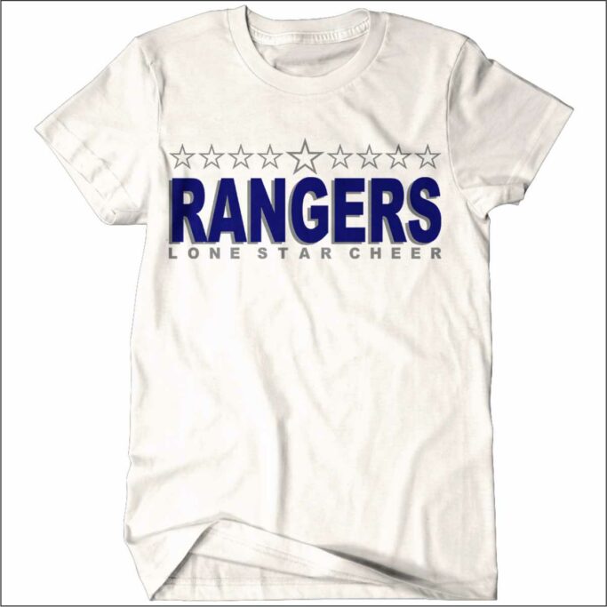 LONE STAR CHEER WHITE T-SHIRT **REQUIRED**