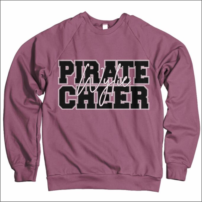 WYLIE CHEER MAROON GILDAN CREWNECK SWEATSHIRT **OPTIONAL**