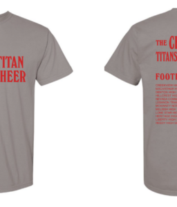 CENTENNIAL CHEER C GREY COMFORT COLOR T-SHIRT