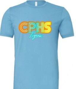 **REQUIRED** CY PARK HIGH SCHOOL A CHEER BLUE BELLA/CANVAS T-SHIRT