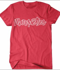 MARCUS MARQUETTES RED COMFORT COLOR T-SHIRT