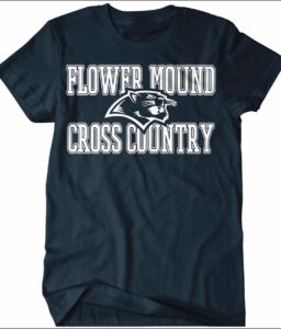 FLOWER MOUND CROSS COUNTRY WHITE OR NAVY SHIRT WITH OPTIONS