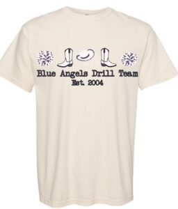 LITTLE ELM BLUE ANGELS IVORY COMFORT COLOR T-SHIRT*****REQUIRED*****