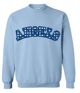 LITTLE ELM BLUE ANGELS LIGHT BLUE CREW NECK SWEATSHIRT*****OPTIONAL*****