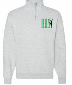BERKNER BANDOLERAS ASH 1/4 ZIP EMBROIDERED PULLOVER ****OPTIONAL*****