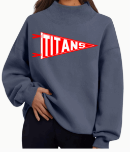 CENTENNIAL CHEER F MOCK NECK SWEATSHIRT****OPTIONAL****