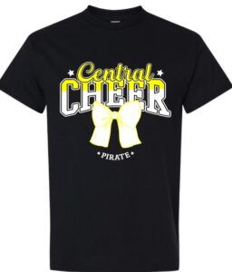 CENTRAL MIDDLE SCHOOL BLACK T-SHIRT *****REQUIRED*****