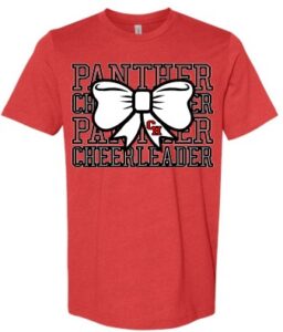 COLLEYVILLE CHEER  B HEATHER RED CANVAS T-SHIRT****REQUIRED****