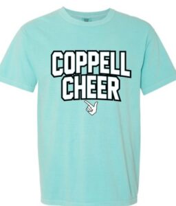 COPPELL CHEER B CHALKY MINT COMFORT COLOR T-SHIRT***REQUIRED***