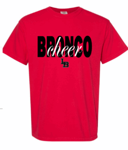 LEGACY CHEERLEADING D RED COMFORT COLOR T-SHIRT***REQUIRED***