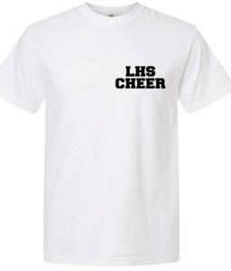LEGACY CHEERLEADING B WHITE COMFORT COLOR T-SHIRT***REQUIRED****
