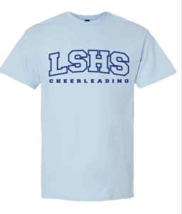 LONE STAR CHEER A LIGHT BLUE T-SHIRT*****REQUIRED*****