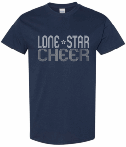 LONE STAR CHEER C NAVY T-SHIRT*****REQUIRED*****