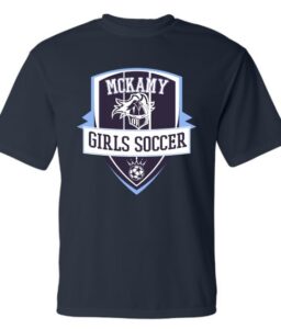 MCKAMY GIRLS SOCCER NAVY DRI-FIT T-SHIRT