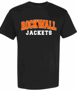 ROCKWALL CHEER C BLACK COMFORT COLOR T-SHIRT*****REQUIRED*****