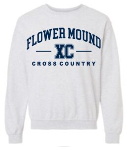 **OPTIONAL**FLOWER MOUND CROSS COUNTRY DESIGN 2 GILDAN CREW NECK SWEATSHIRTS