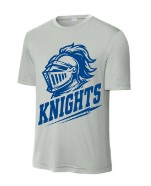 MCKAMY DESIGN B SILVER DRI-FIT T-SHIRT