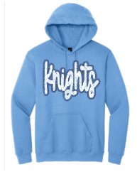 MCKAMY DESIGN C CAROLINA BLUE HOODIE