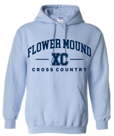 **OPTIONAL**FLOWER MOUND CROSS COUNTRY DESIGN 2 GILDAN HOODIE SWEATSHIRTS - Image 3