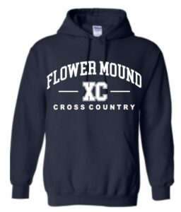 **OPTIONAL**FLOWER MOUND CROSS COUNTRY DESIGN 2 GILDAN HOODIE SWEATSHIRTS