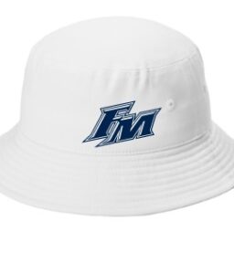 **OPTIONAL**FLOWER MOUND CROSS COUNTRY WHITE OR NAVY EMBROIDERED BUCKET HAT